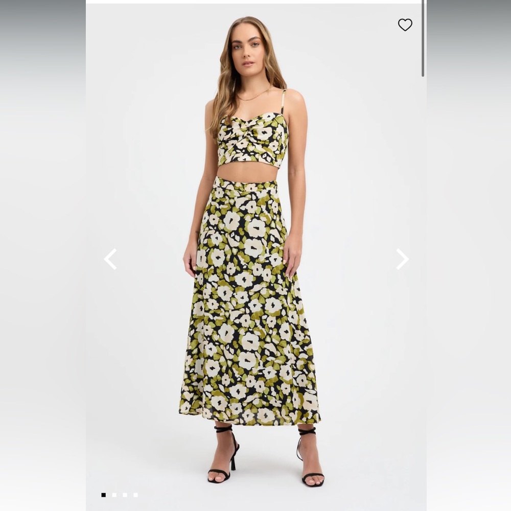 Kookai Paula Long Line Skirt